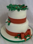 Holly-day Party Cake
